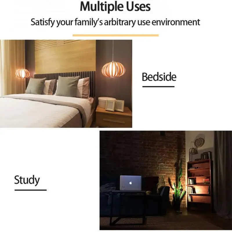 

LED Motion Sensor Night Light USB Rechargeable Bedroom Wall Lamp Stairs Body Light Sensor LED Lamp Smart Home Energy-Saving Lamp
