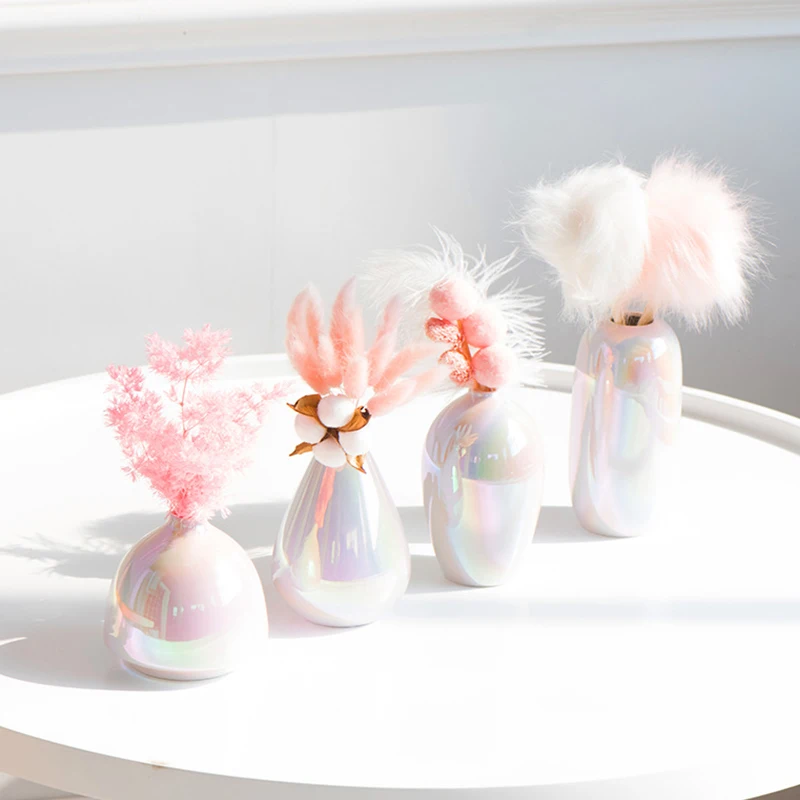 Жемчужная керамическая Цветочная ваза сделай сам высушенные цветочные горшки