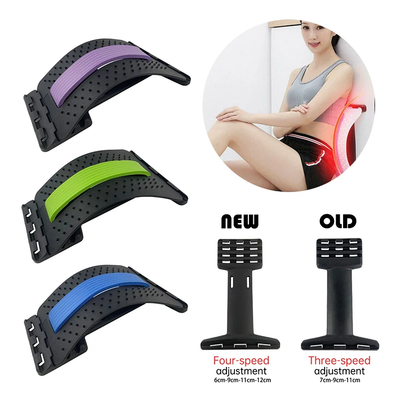 

Back Massager Stretcher Magnetic Neck Stretch Tools Massage Cervical Pillow Lumbar Spine Support Relaxation Spine Pain Relief