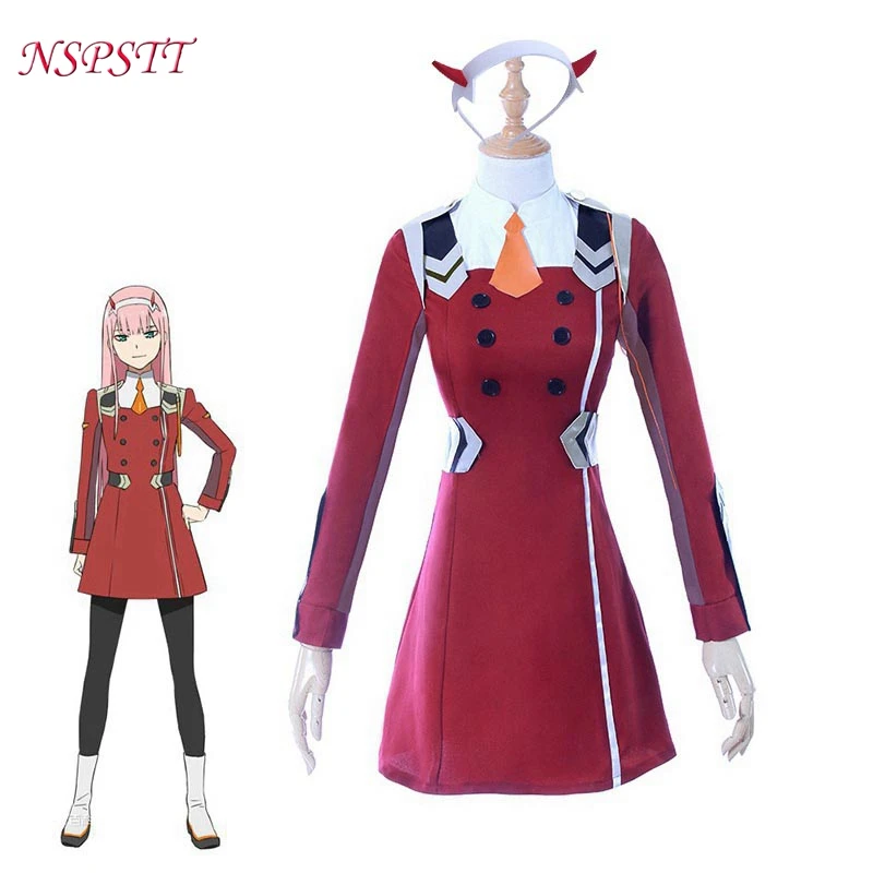 ROLECOS 4XL DARLING 02 Zero Two Косплей Костюм in the FRANXX Аниме DFXX женский костюм (платье +