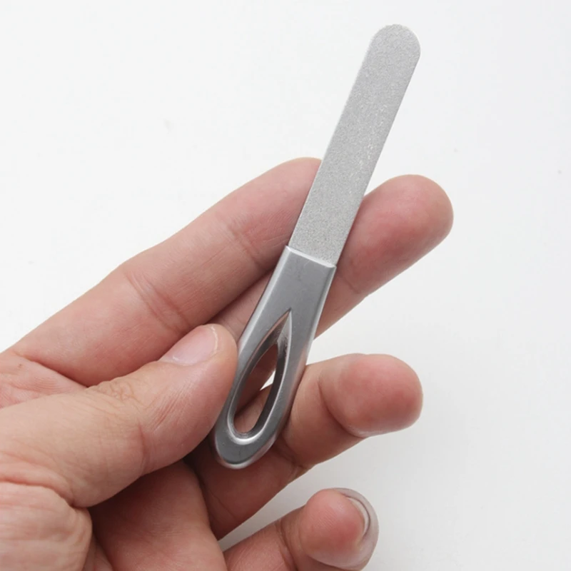 

Stainless Steel Nail Art File Rod Double Sides Buffer Grinding Finger Cuticle Remover Polish Acrylic Gel Manicure Tools