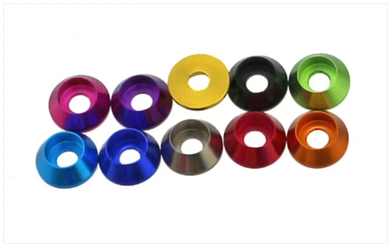 Цветная цилиндрическая головка из алюминиевого сплава M2m2.5m3m4 Шестигранная винт с