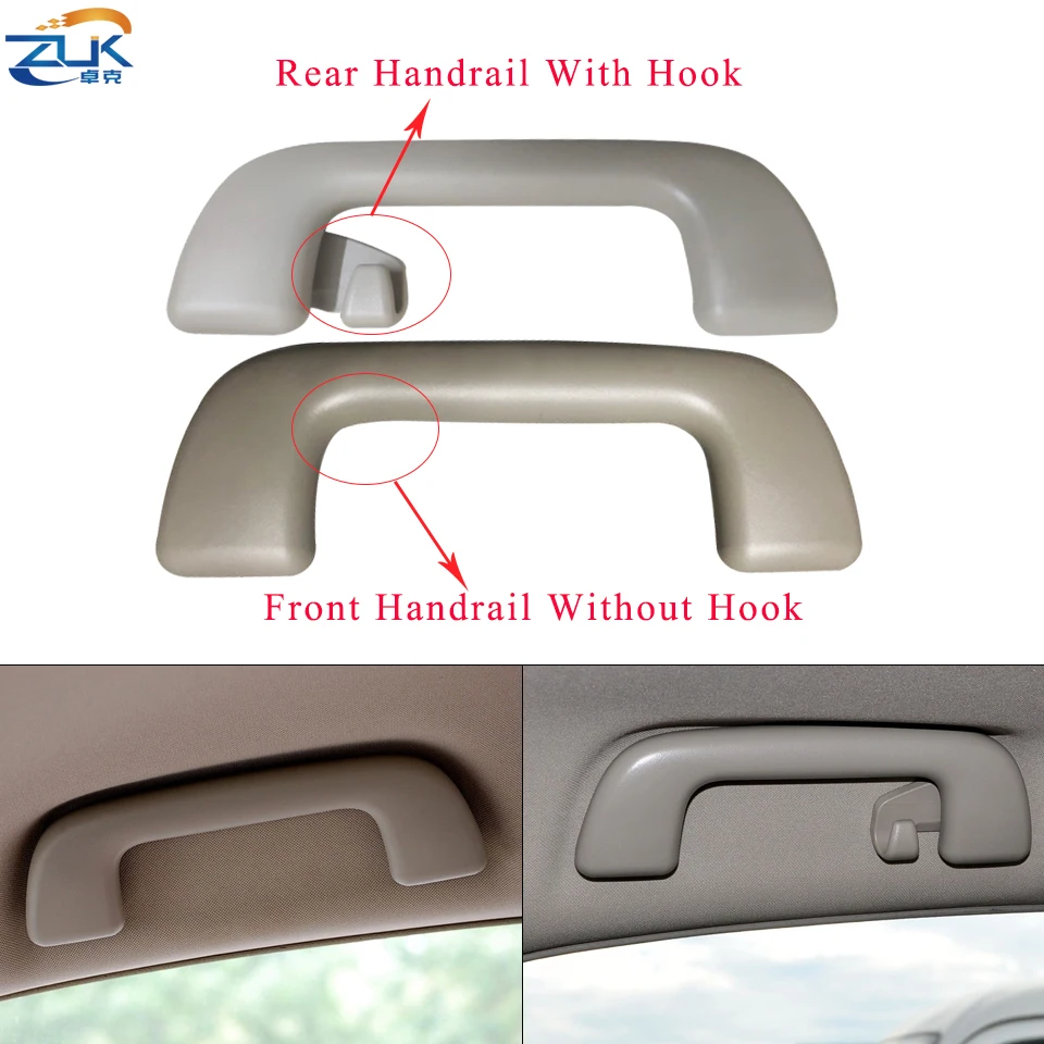 Автоматическая Натяжная ручка для крыши ZUK серый рельс с крючком LH = RH