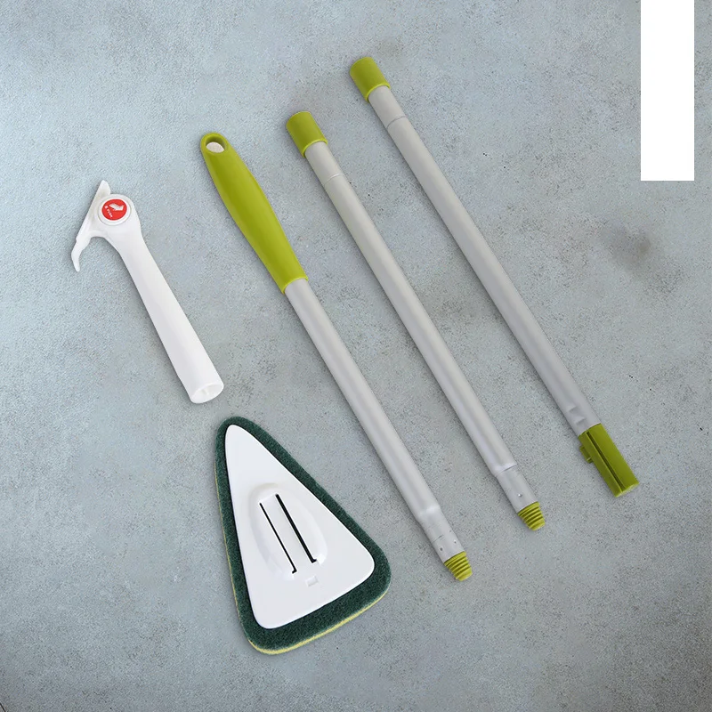 Детская и кухонная щетка с ручкой губка трехугловая головка угловые чистящие