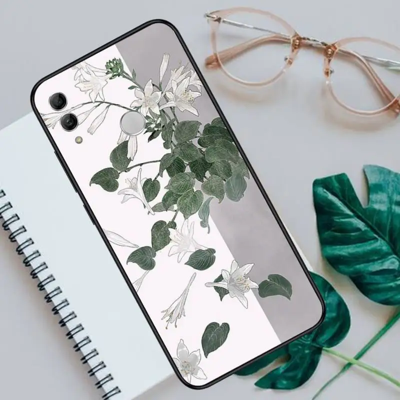 

Chinese Flower Phone Case For Huawei Honor view 7a5.45inch 7c5.7inch 8x 8a 8c 9 9x 10 20 10i 20i lite pro