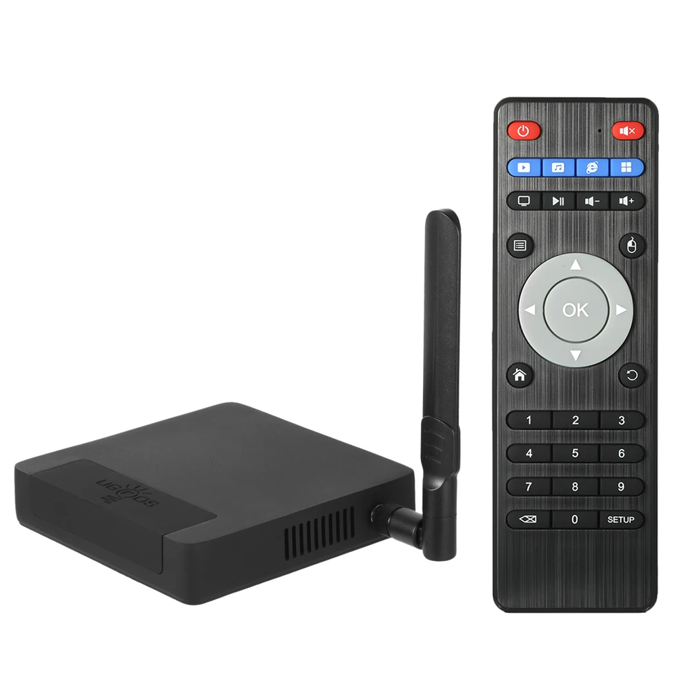 Приставка Смарт ТВ UGOOS AM3 Android 7 1 Amlogic S912 64 бита UHD 4K 2 Гб DDR3 16 ГБ EMMC 4G и 5G Wi Fi LAN DLNA Miracast HD