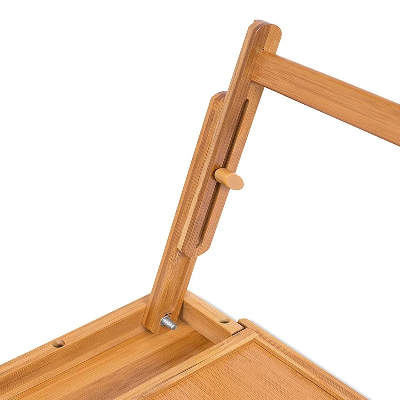 Подставка для ноутбука из натурального бамбука складной поднос завтрака столик