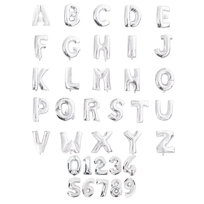 Воздушные шары в виде цифр 16 дюймов с золотыми буквами украшение для свадьбы дня