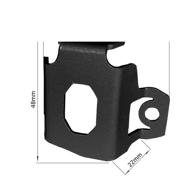 

Motorcycle Rear Brake Fluid Reservoir Guard Cover Protector for Kawasaki NINJA 300 250 400 650 NINJA650 2017-2020
