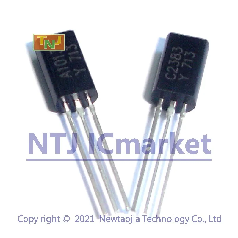 50 пар 2SA1013-Y + 2SC2383-Y TO-92L A1013-Y C2383-Y транзисторы |