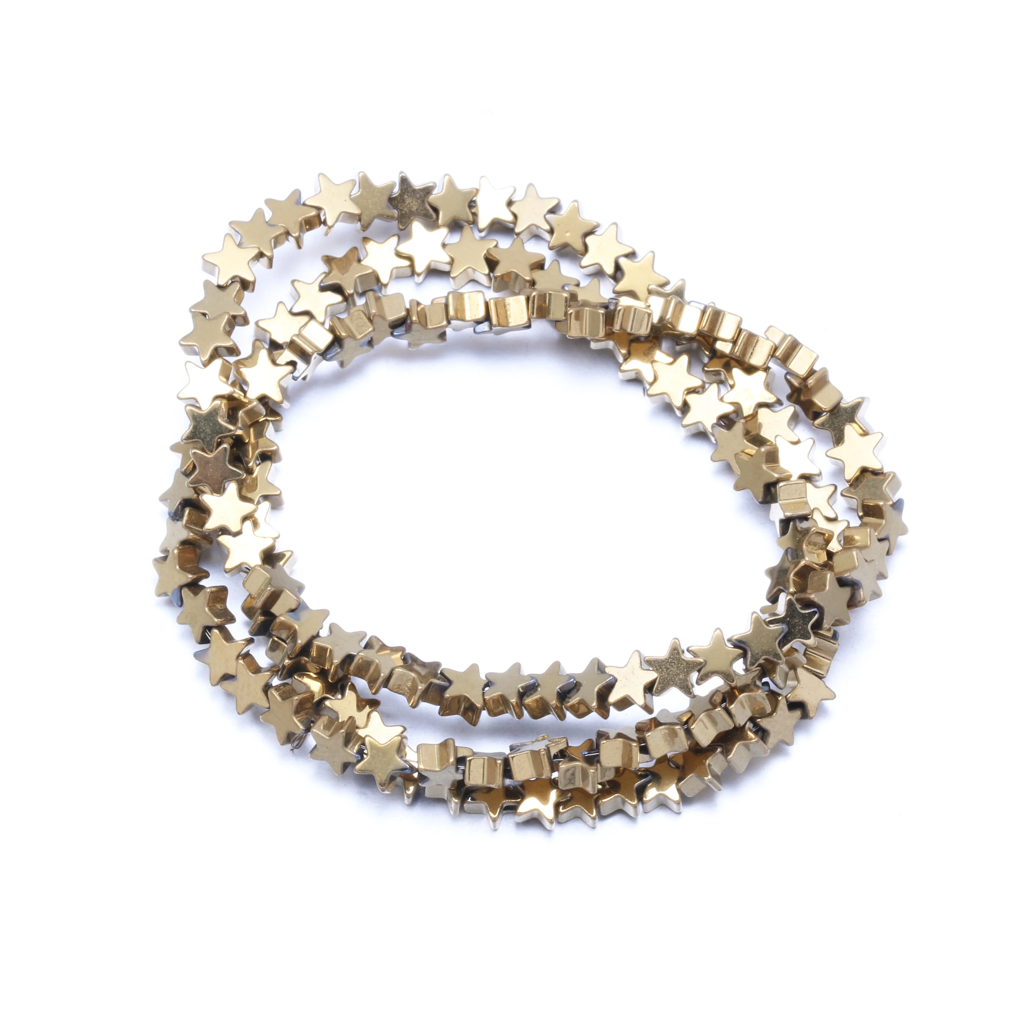 

Natural Stone Hematite Gall Beads Star Shape Loose Beads For Jewelry Making Charms Necklace DIY Bracelet Accessories 4 6 8mm