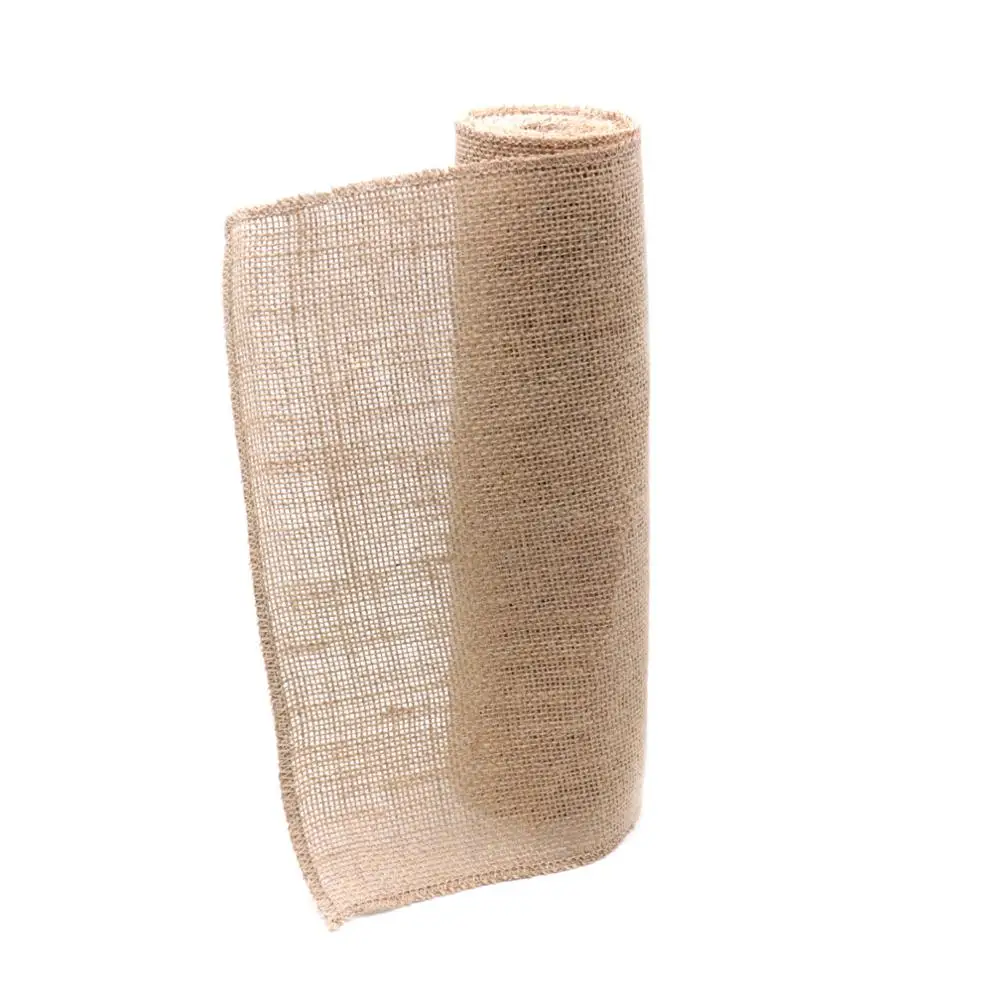

Vintage Burlap Hessian Table Runner Natural Jute Country Wedding Party Decoration home textiles For Christmas Home Table Runners