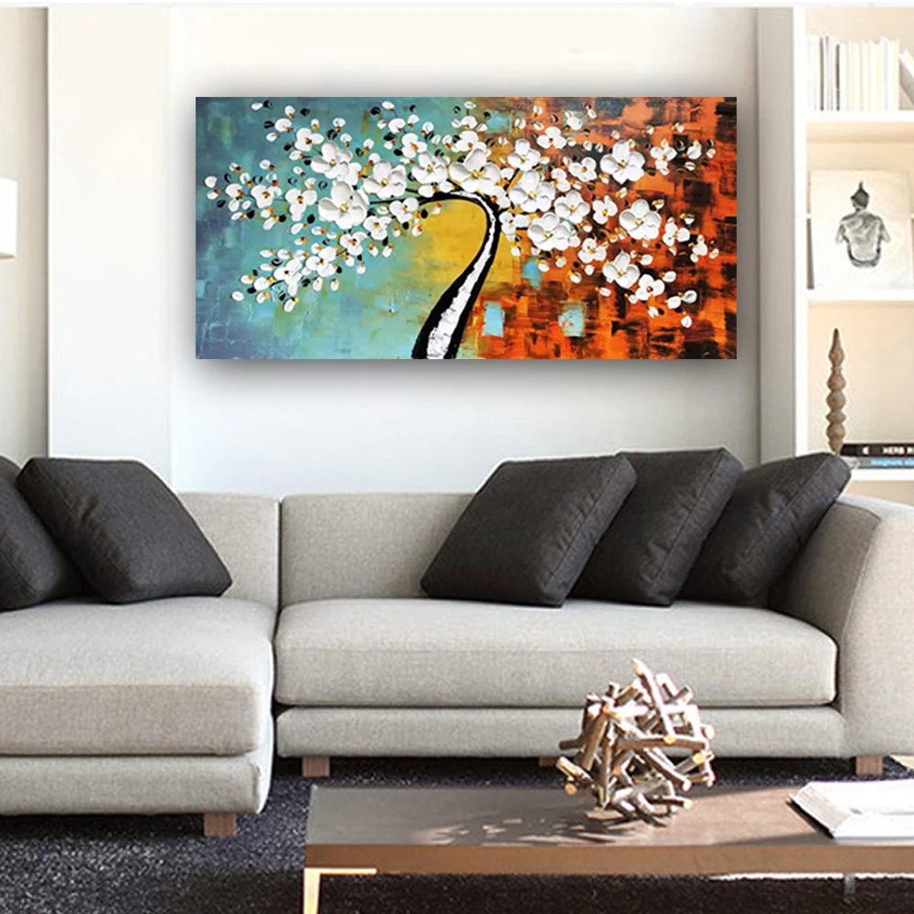 

Art Picture For Office Living Room Bedroom Home Decoration 60*120cm Decorative Picture Framed Hand-painted Oil Painting Set