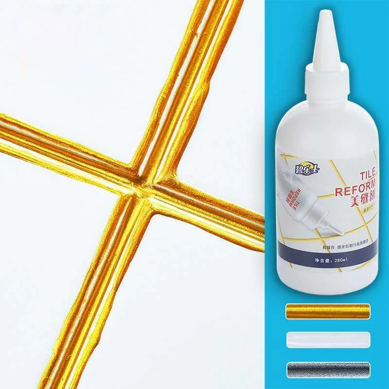 Цветной карандаш для ремонта плитки белая ручка заправки устойчивая к плесени