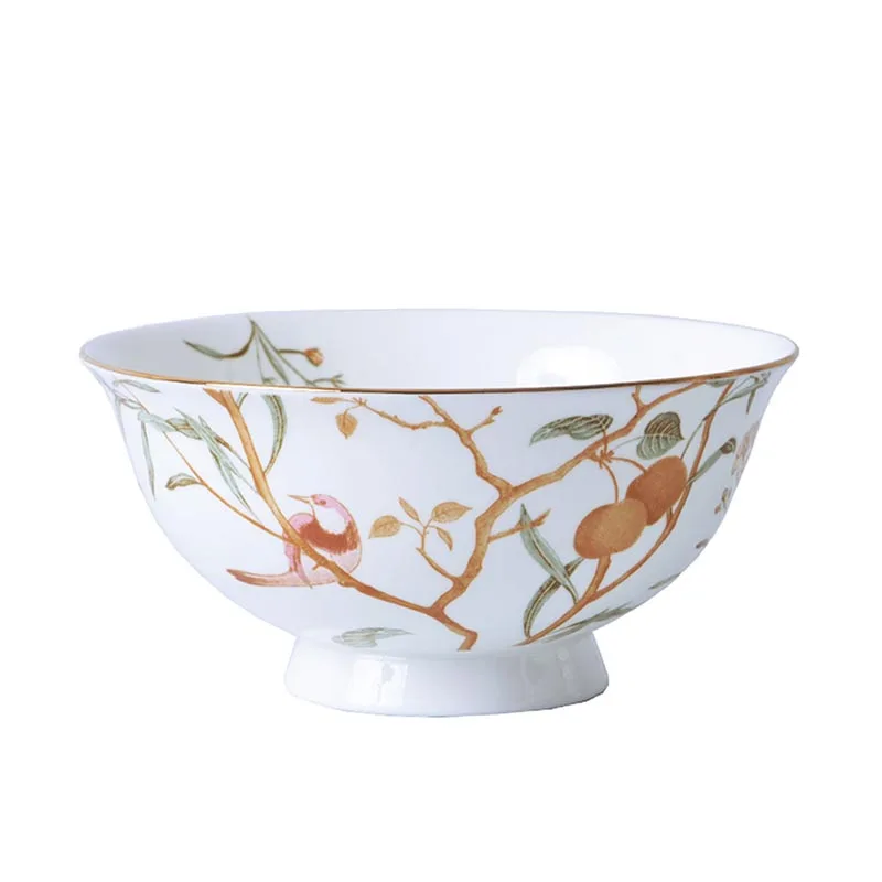 1 шт. посуда в европейском стиле китайские костяные миски для супа креативная