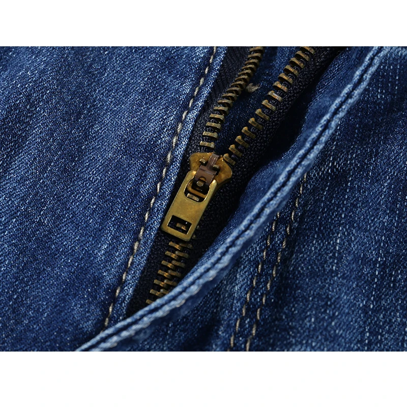 Джинсовые шорты мужские с карманами узкие модные штаны из денима эластичность