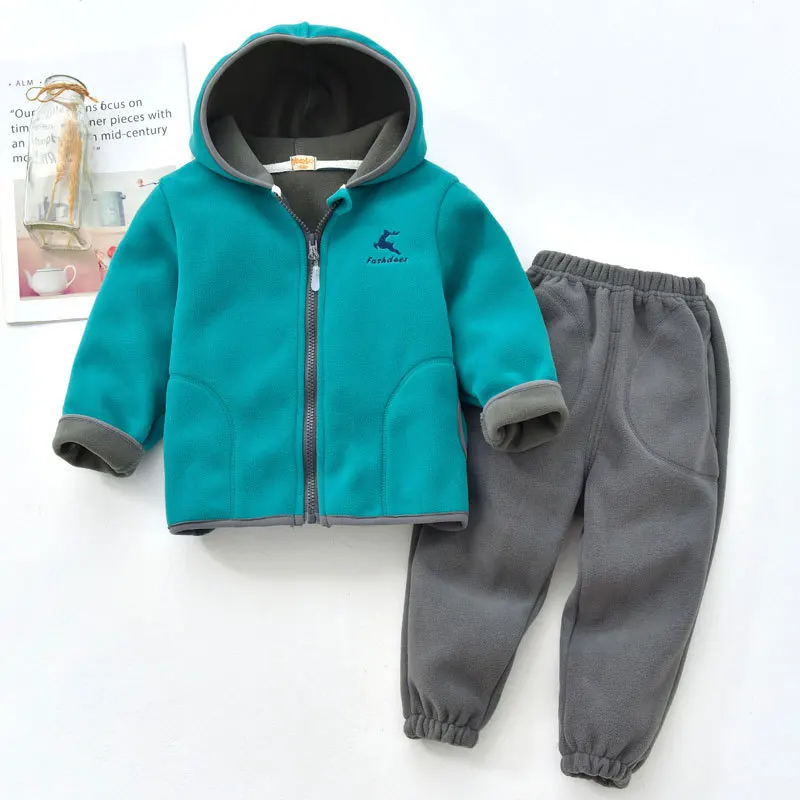 Детская куртка из Полар-флиса весеннее платье с длинными рукавами для девочек