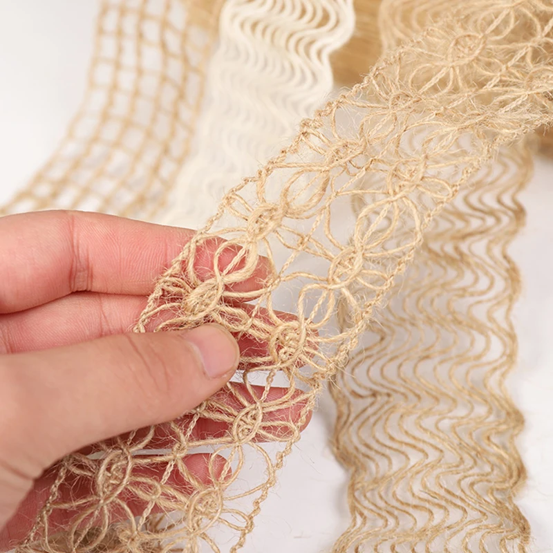 

3pcs/set Burlap Ribbon 3pcs/bag 2M Hemp Cords Vintage Rustic Hemp Jute Rope Christmas Halloween Party Wedding Decoration