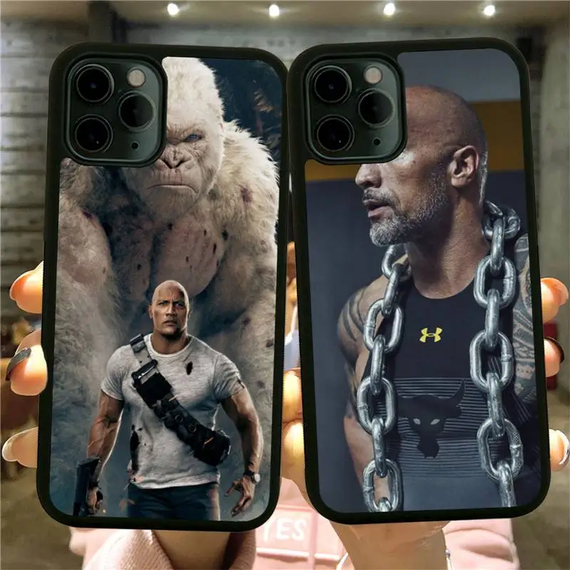 

The Rock Dwayne Johnson Phone Case for iphone 12 13 Mini SE 2020 6 6S Plus 7 8 Plus X XR XS 11 Pro Max Fundas Coque cover