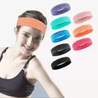 Нескользящая Женская эластичная повязка на голову для йоги, бега, фитнеса, спорта на открытом воздухе