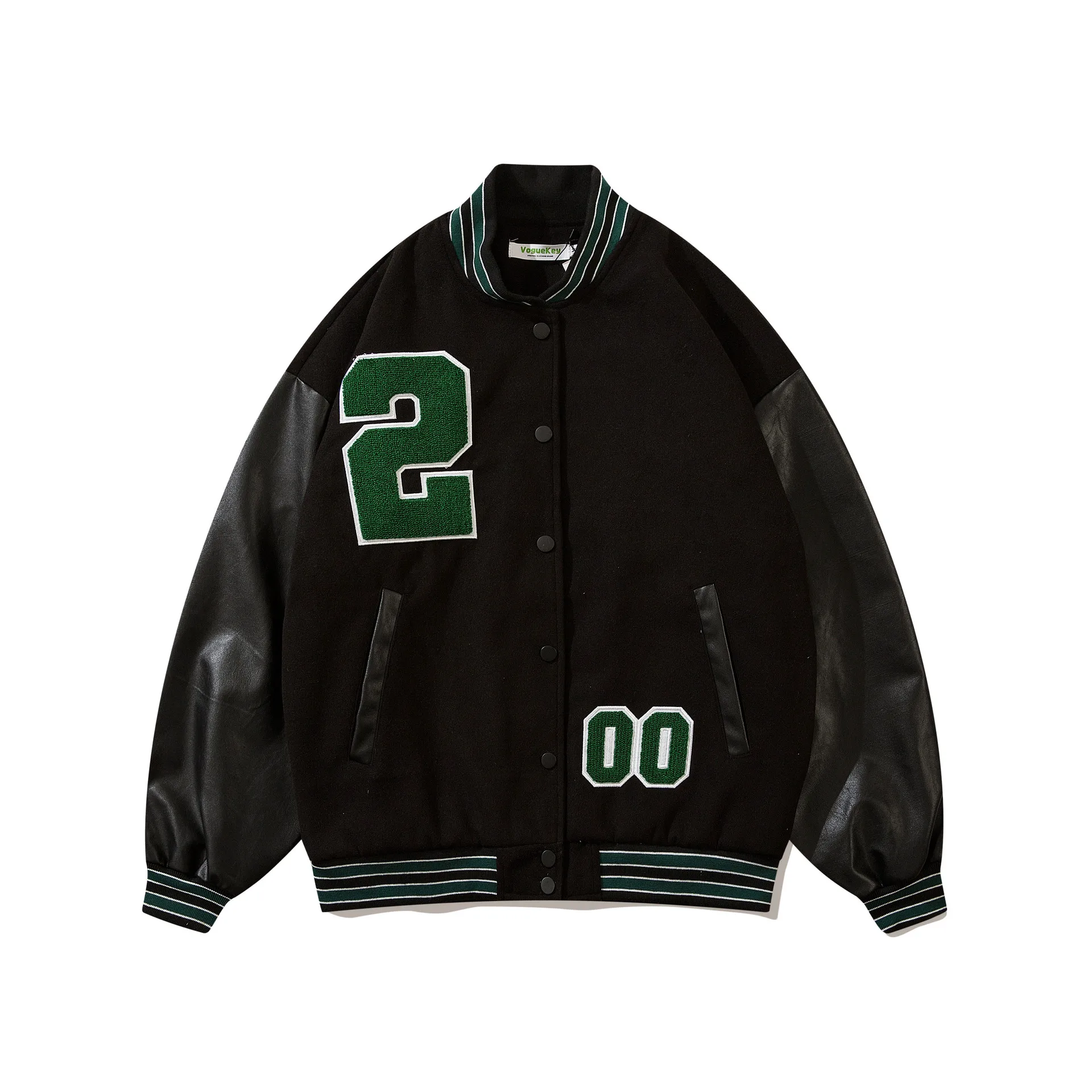 

College-style jacket, men’s baseball jacket