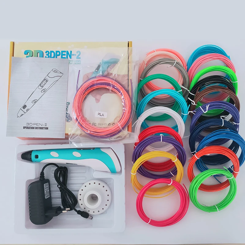 

3D Printing Pen Digital Display Intelligent 3D Pen High Temperature 3D Graffiti Painting Pens with Educational Toys Gift