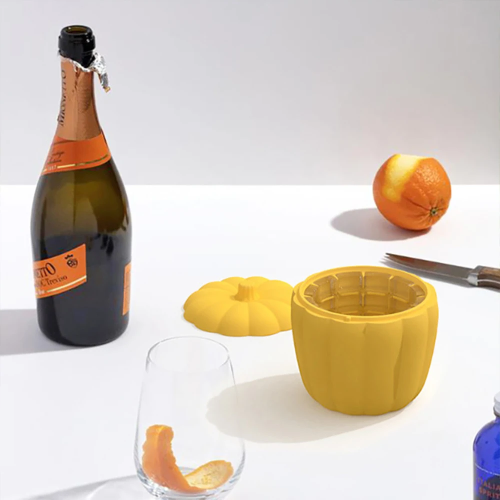 Тыква Форма ведерко для льда из силикона бокал шампанского произведенный на