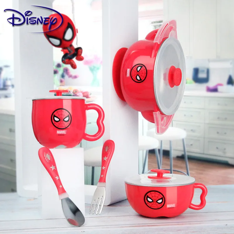 Детская посуда Disney для малышей нержавеющая сталь изоляция водонепроницаемая