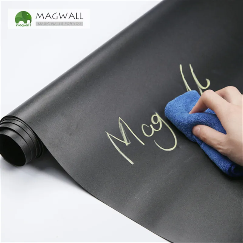 Magnetic double-layer writing board 0.9*1.8m erasable drawing board no residue decorative chalkboard