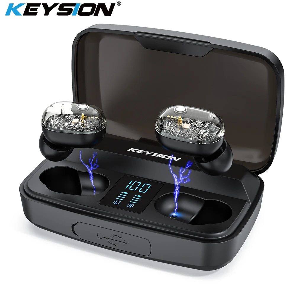 KEYSION беспроводной Bluetooth 5 0 сенсорный наушник TWS HIFI мини в ухо Спортивная Беговая