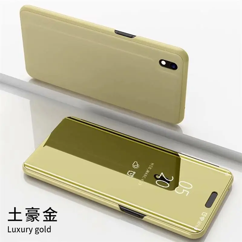 Противоударный чехол для Xiaomi mi Max 3 роскошное умное зеркало флип Полная защита крышка на Xio mi Note 3 Fundas аксессуар