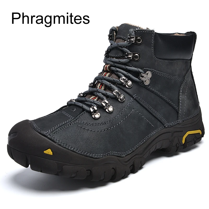 Phragmites/защитная Рабочая обувь с носком; теплые дышащие зимние ботинки; botas mujer invierno; ; Мужская обувь; большие размеры 48