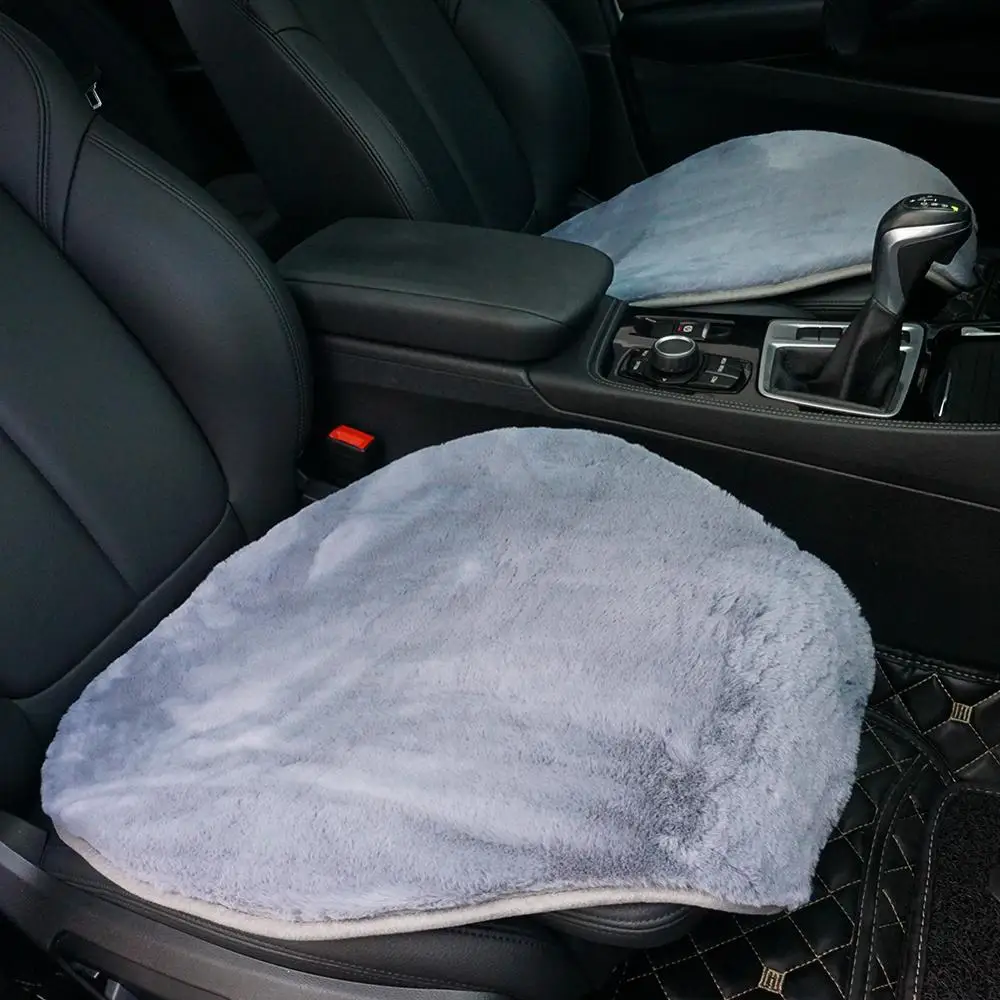 GSPSCN 1cp мягкая Роскошная Подушка на сиденье из искусственной овчины Зимний Теплый