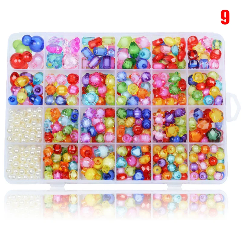 24 типа/коробка художественный браслет из бисера DIY аксессуары для браслетов