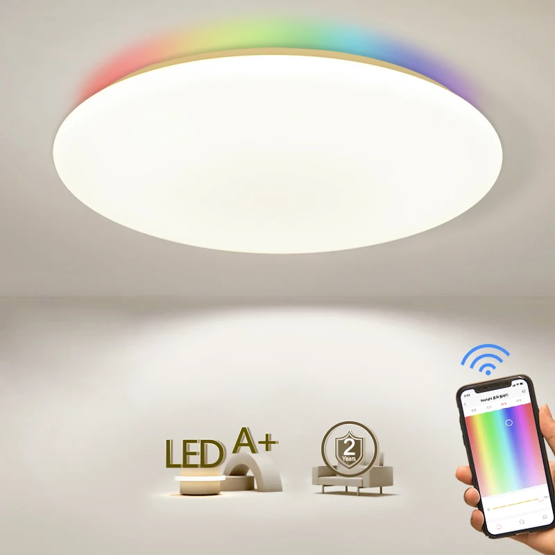 

Yeelight Arwen Ceiling Light 2021 New Design RGB Ambient Light 50W 220V 450/550C For Google Home Alexa SmartThings