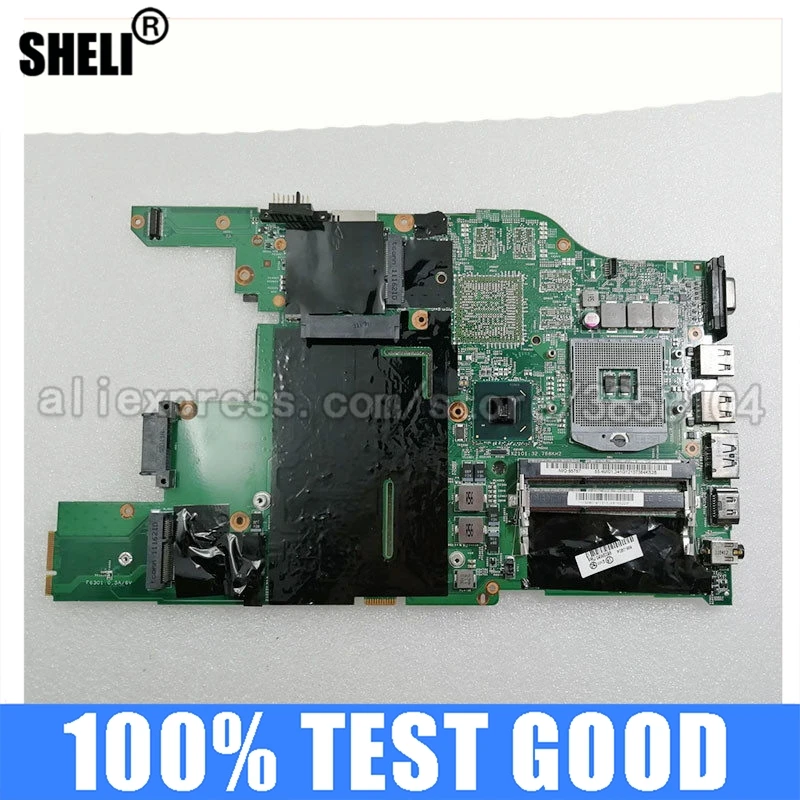

Материнская плата для ноутбука SHELI 04W0398 48,4mi04. 021 для Lenovo Thinkpad Edge E520 DDR3 HM65 GMA HD 3000 DDR3