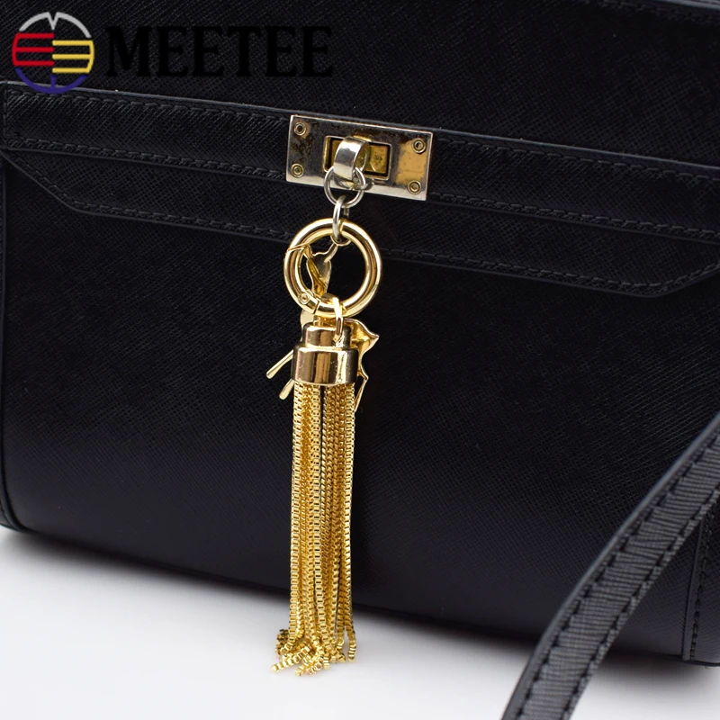 2pc Meetee Bag Hardware Accessories Metal O Spring Ring Tassel Buckles Jewelry Pendant Hang Decor DIY AP2405 | Дом и сад
