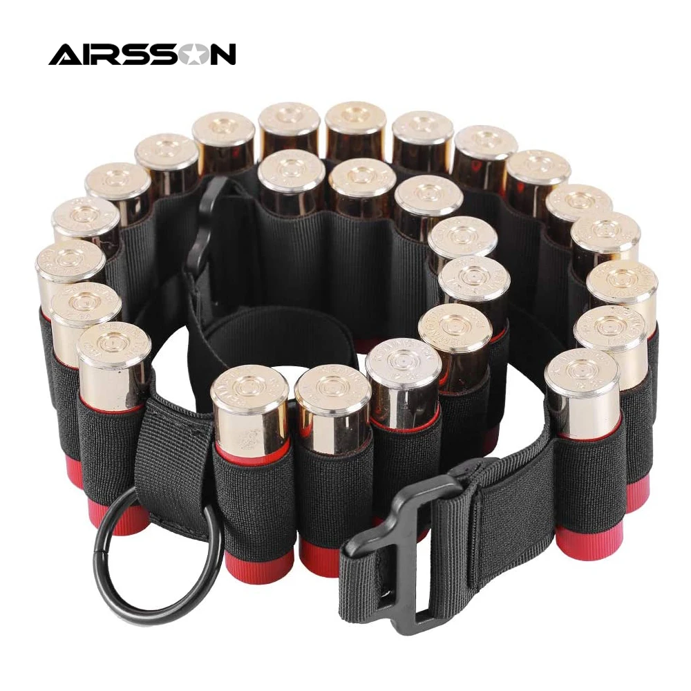 

25 раундов тактический оболочка держатель ремень для патронташа 12GA военный, для дробовика картридж пуля снаряд Перевозчик страйкбол Охотни...