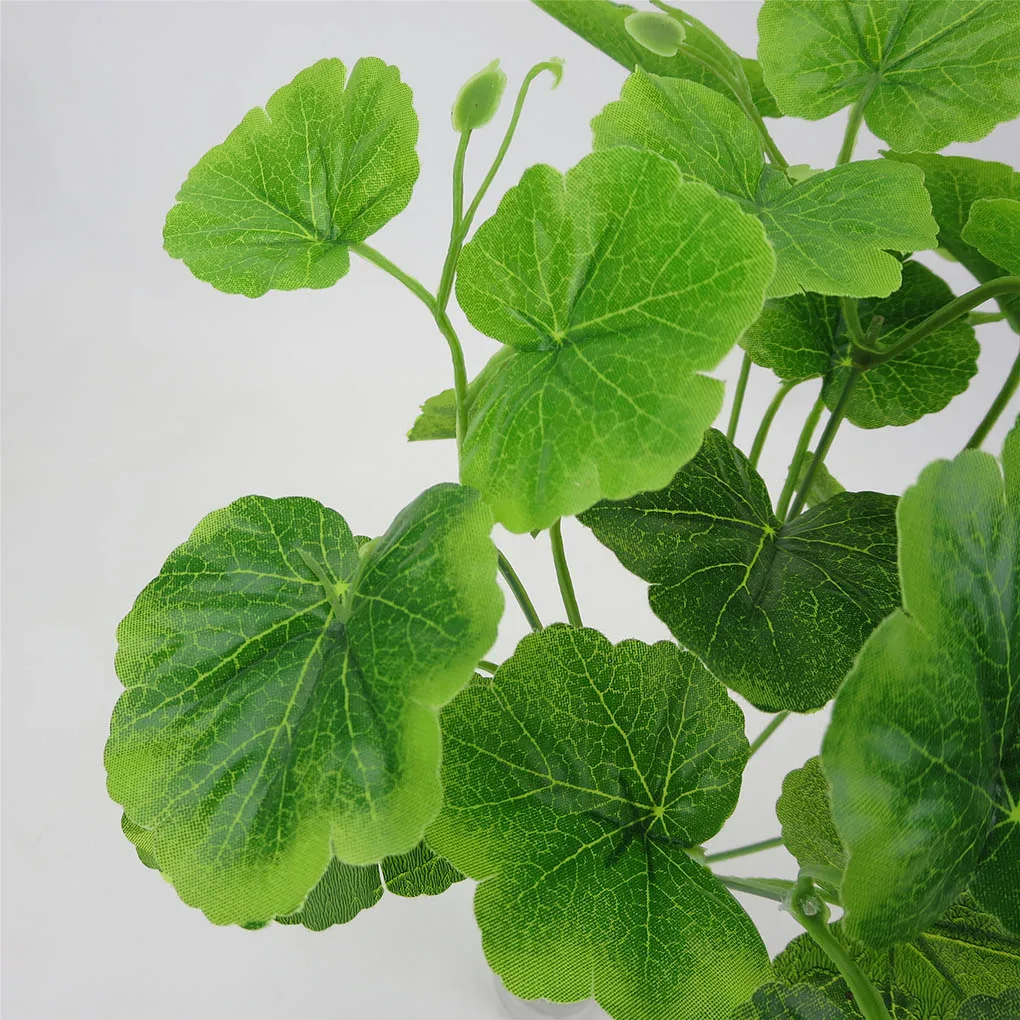 Искусственная Бегония с 6 головками имитация листьев растений домашний стол