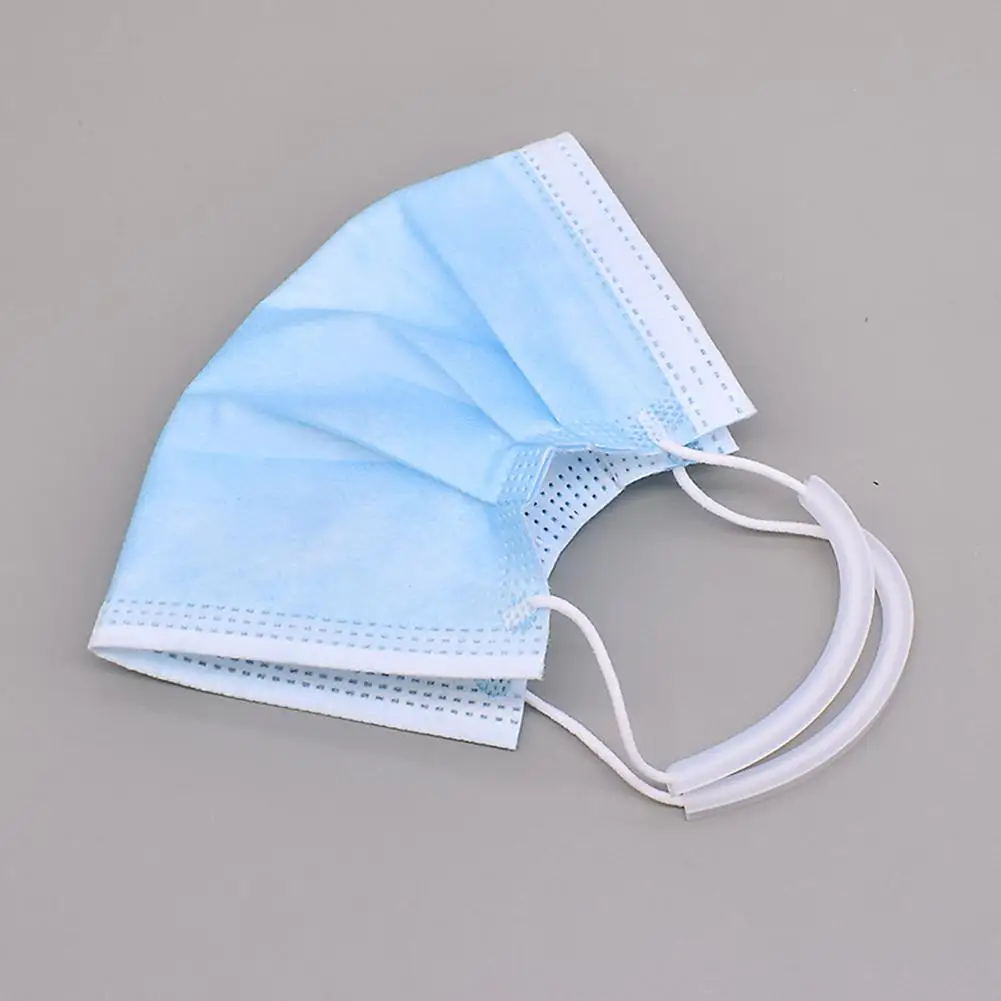 20 штук силиконовая маска для лица на ушных петлях Ушные крючки с нескользящей