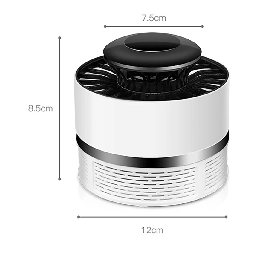 

Household Bedroom Mosquito Catch Killer LED Pest Lamp Repellent Office Desktop Insect Trap Fly Bug Repellents