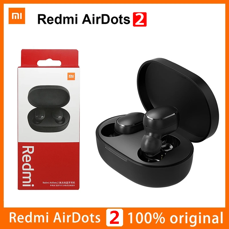 2021 Xiaomi Redmi Airdots 2 наушники-вкладыши Tws беспроводные наушники Bluetooth 5 0 стерео