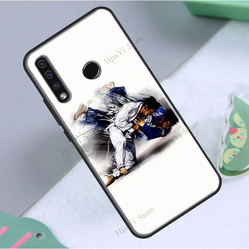 Японский чехол Judo для Huawei Honor 8X 9X 9 10 Lite 20 Pro 10i V20 7A 8A 8C Nova 5T Y9 Y7 Y6 2019 | Мобильные