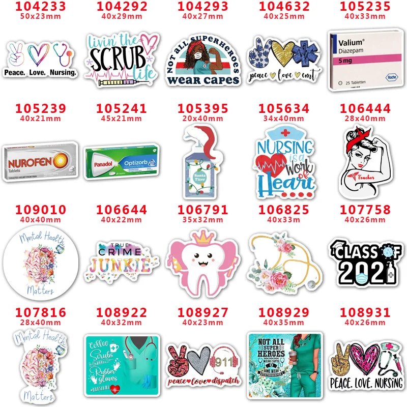 

30 шт./лот Top ленты медицинская печатная плоская смола для бантов для волос PR104233