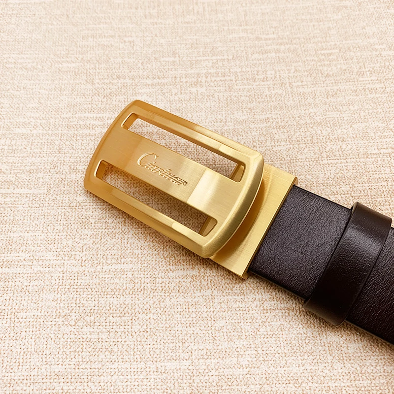 

2019 ciartuar official luxury new fashion designer men 3.4cm belt high quality genuine leather cowskin for trouser free shipping