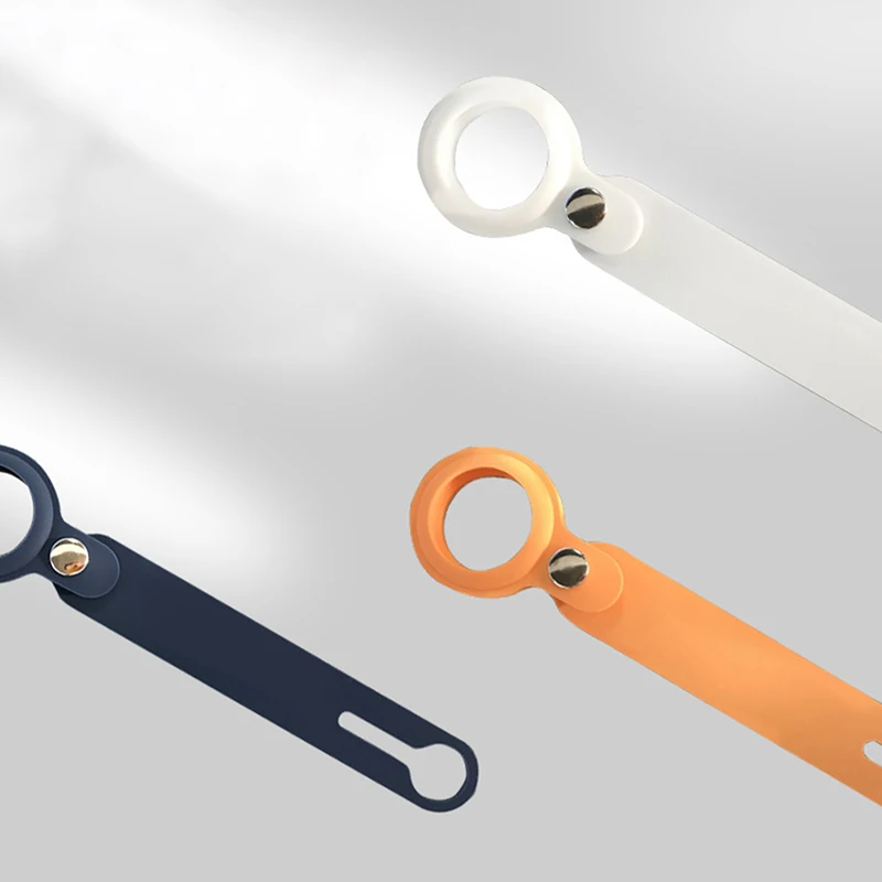 

Silicone Case For Airtag Loop Liquid Protective Sleeve Locator Tracker Anti-lost Device Keychain Protective Sleeve