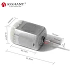 Автомобильное зеркало заднего вида, 2 шт., блокировка дверей, ремонт двигателя для Honda Fit toyota D, вырезанный вал 12 В, FC-280SC, 20150, для двигателя Mabuchi