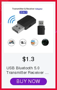 USB Bluetooth 5,0 передатчик приемник 2 в 1 портативный 3,5 мм AUX беспроводной адаптер для автомобиля ТВ ПК Bluetooth приемник
