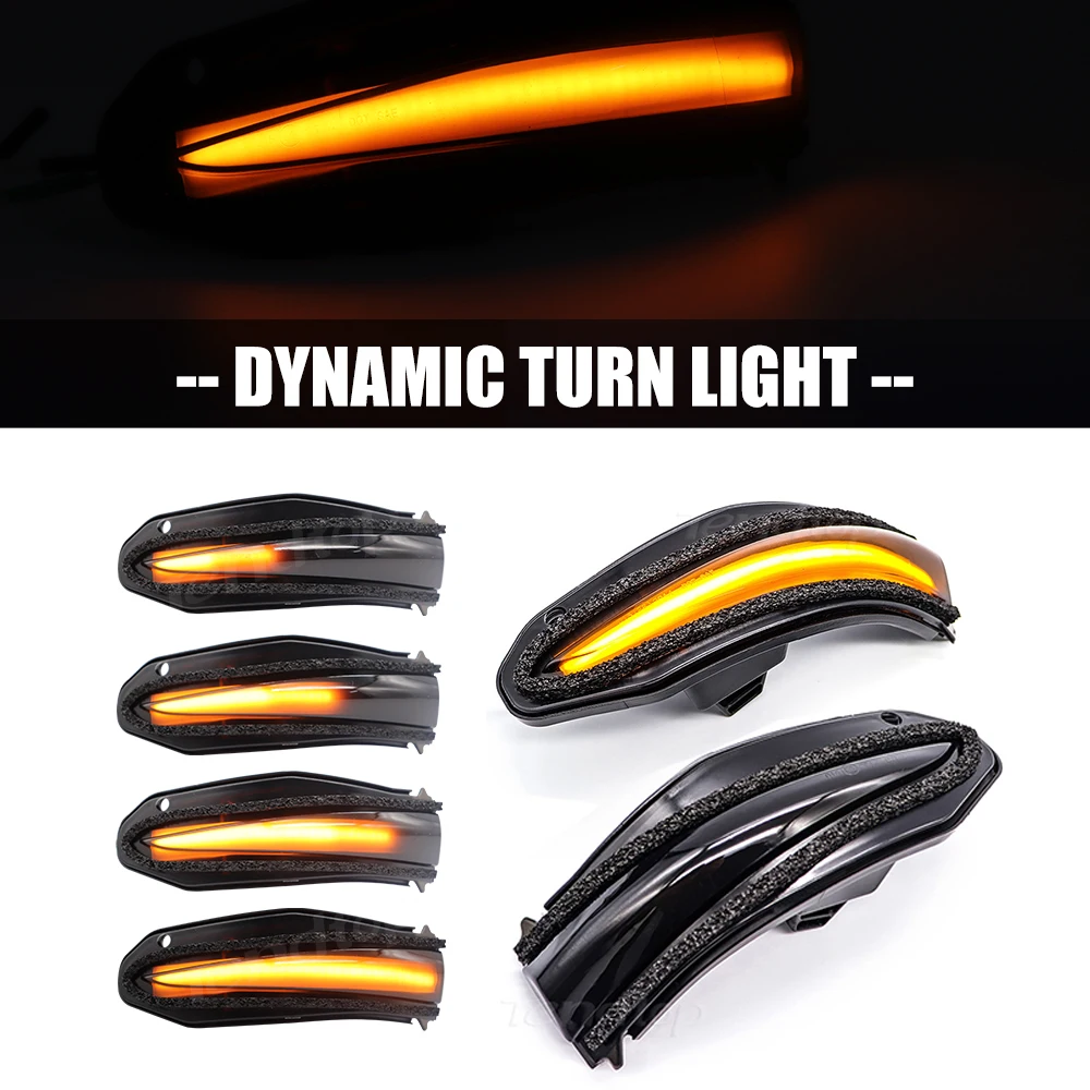 Светодиодная лента динамический Поворотный Светильник Sgianl боковая зеркальная