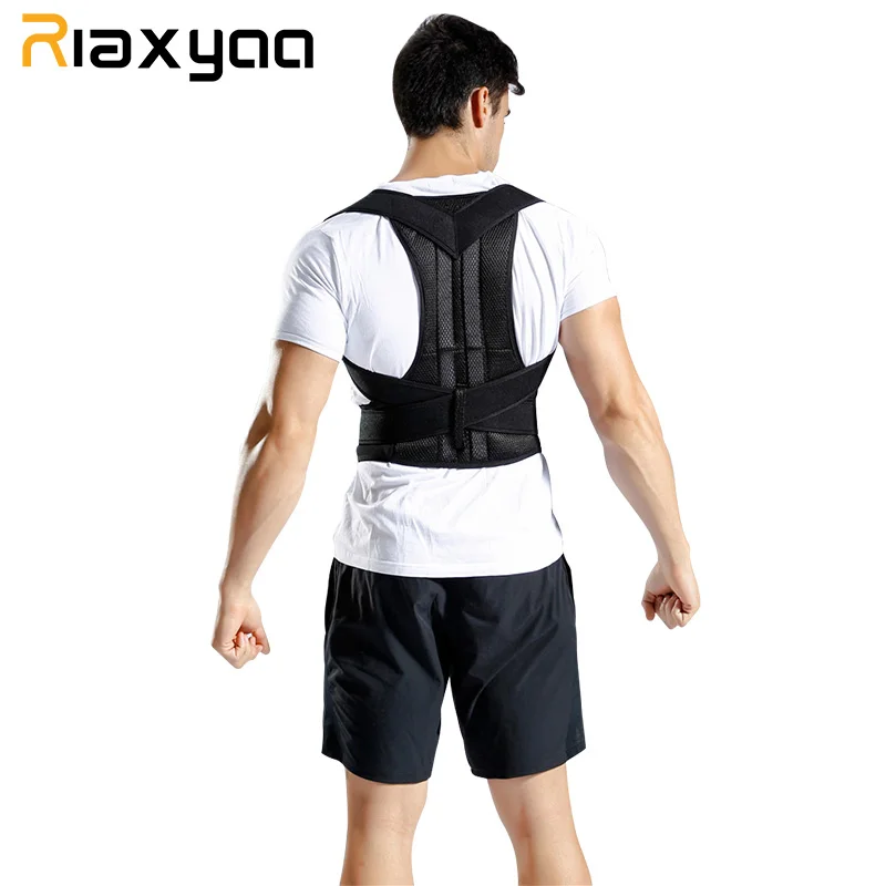 Бандаж поддерживающий пояс регулируемый Корректор осанки ключица Поясничный